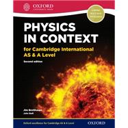 Physics in Context for Cambridge International AS & A Level Student Book by Breithaupt, Jim, 9780198399629