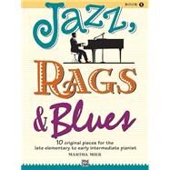 Jazz, Rags & Blues, Book 1 by Mier, Martha (COP), 9780739009635