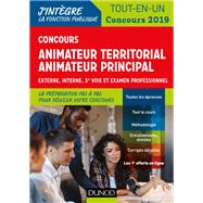 Concours Animateur territorial, animateur principal - Concours 2019 by Stphane Voisin; Sandrine Dumont; Yann Gugan; Odile Meyer; Jean-Marie Mignon, 9782100789641