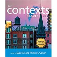 The Contexts Reader by Ali, Syed; Cohen, Philip N., 9780393639650