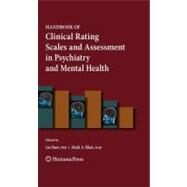 Handbook of Clinical Rating Scales and Assessment in Psychiatry and Mental Health by Baer, Lee; Blais, Mark A., 9781588299666