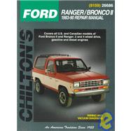 Chilton's Ford Ranger/Bronco II 1983-90 Repair Manual by Chilton Book Company, 9780801989674
