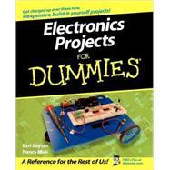 Electronics Projects For Dummies by Boysen, Earl; Muir, Nancy C., 9780470009680