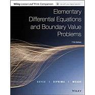 Elementary Differential Equations and Boundary Value Problems, Eleventh Edition WileyPLUS Next Gen Card with Loose-Leaf Print Companion Set by Boyce, William E;DiPrima, Richard C;Meade, Douglas B, 9781119499688