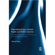International Law, Human Rights and Public Opinion by Dang, Heping, 9780367189693