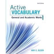 Active Vocabulary by Olsen, Amy E., 9780134119694