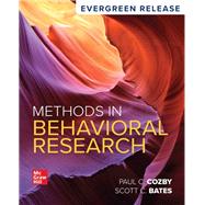Methods in Behavioral Research: 2026 Release [Rental Edition] by COZBY, 9781264849697