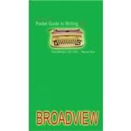 The Broadview Pocket Guide to Writing by Babington, Doug; Lepan, Don; Okun, Maureen, 9781551119700