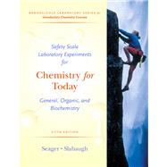 Safety Scale Laboratory Experiments for Chemistry for Today : General, Organic, and Biochemistry by Seager, Spencer L.; Slabaugh, Michael R., 9780534399702