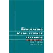 Evaluating Social Science Research by Stern, Paul C.; Kalof, Linda, 9780195079708