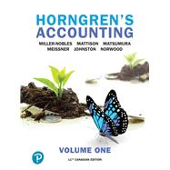 Horngren's Accounting, Volume 1, Eleventh Canadian Edition, by Charles T. Horngren; M. Suzanne Oliver; Walter T. Harrison Jr.; Carol A. Meissner; Jo-Ann L. Johnsto, 9780135359709