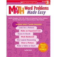 Math Word Problems Made Easy:      Grade 3 by Krech, Bob, 9780439529716