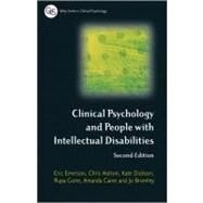 Clinical Psychology and People With Intellectual Disabilities by Emerson, Eric; Hatton, Chris; Dickson, Kate; Gone, Rupa; Caine, Amanda; Bromley, Jo, 9780470029725