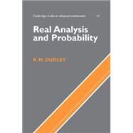 Real Analysis and Probability by R. M. Dudley, 9780521809726