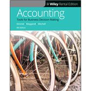 Accounting Tools for Business Decision Making [Rental Edition] by Kimmel, Paul D.; Weygandt, Jerry J.; Mitchell, Jill E., 9781119799726