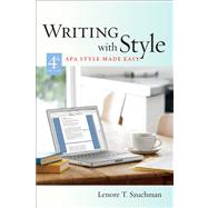 Custom Enrichment Module: Writing with Style APA Style Made Easy by Szuchman, Lenore T., 9780495099727