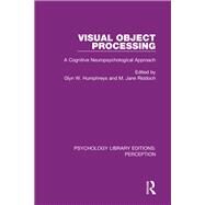 Visual Object Processing: A Cognitive Neuropsychological Approach by Humphreys *Dec'd*; Glyn, 9781138209732
