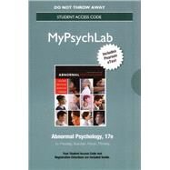 NEW MyLab Psychology with Pearson eText -- Standalone Access Card -- for Abnormal Psychology by Hooley, Jill M.; Butcher, James N.; Nock, Matthew K.; Mineka, Susan M, 9780134479736