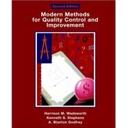 Modern Methods For Quality Control and Improvement by Wadsworth, Harrison M.; Stephens, Kenneth S.; Godfrey, A. Blanton, 9780471299738