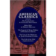 American Classics (Omnibus Edition) (Diversion Classics) by Nathaniel Hawthorne; Herman Melville; Washington Irving; James Fenimore Cooper; Jack London, 9781626819740