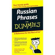 Russian Phrases For Dummies by Kaufman, Andrew D.; Gettys, Serafima; Wieda, Nina, 9780470149744
