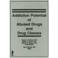Addiction Potential of Abused Drugs and Drug Classes by Stimmel; Barry, 9780866569750
