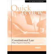 Quick Review of Constitutional Law by Prygoski, Philip; Ray, Daniel, 9780314289759