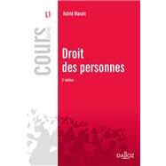Droit des personnes by Astrid Marais, 9782247179763