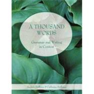 A Thousand Words Grammar and Writing In Context by Hoffman, Andrew J.; Hoffman, Catherine A., 9780155059764