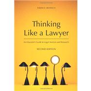 Thinking Like a Lawyer by Redfield, Sarah E., 9781594609770