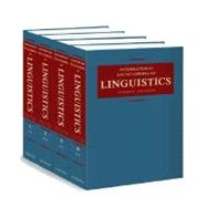 International Encyclopedia of Linguistics by Frawley, William J., 9780195139778