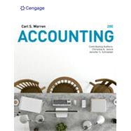 Bundle: Accounting, Loose-leaf Version, 28th + CengageNOWv2, 2 terms Printed Access Card by Warren, Carl S.; Jonick, Christine; Schneider, Jennifer, 9780357499788