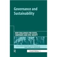 Governance and Sustainability by Petschow, Ulrich; Rosenau, James; Von Weizscker, Ernst Ulrich, 9781874719793