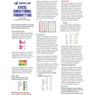 Excel Conditional Formatting Tip Card by Walsh, Anne, 9781615479795