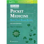 Pocket Medicine High Yield Board Review: Print + eBook with Multimedia by SABATINE, MARC, 9781975209810