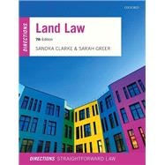 Land Law Directions by Clarke, Sandra; Greer, Sarah, 9780198839811