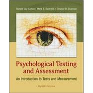 Loose Leaf for Psychological Testing and Assessment by Cohen, Ronald Jay; Swerdlik, Mark; Sturman, Edward, 9780077649814