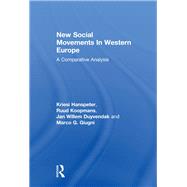 New Social Movements In Western Europe: A Comparative Analysis by Hanspeter,Kriesi, 9781138179820