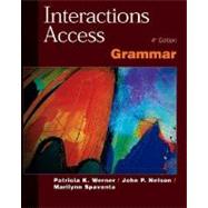 Interactions Access Grammar SB by Werner, Patricia K.; Nelson, John P.; Spaventa, Marilynn, 9780072329827