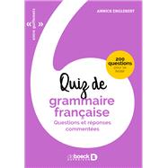 Quiz de grammaire franaise by Annick Englebert, 9782807319837