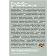 The Manifesto for Teaching Online by Bayne, Sian; Evans, Peter; Ewins, Rory; Knox, Jeremy; Lamb, James, 9780262539838