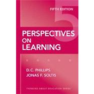 Perspectives on Learning by Phillips, D. C., 9780807749838