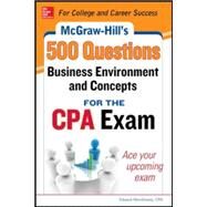 McGraw-Hill Education 500 Business Environment and Concepts Questions for the CPA Exam by Stefano, Denise; Surett, Darrel, 9780071789844