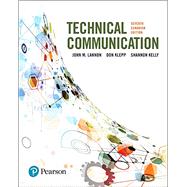 Technical Communications, Seventh Canadian Edition Plus MyLab Writing with Pearson eText -- Access Card Package (7th Edition) by Lannon, John M., 9780134659848