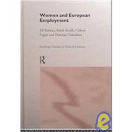 Women and European Employment by Fagan,Colette, 9780415169851