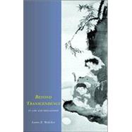Beyond Transcendence in Law and Philosophy by Wolcher; Louis E., 9781859419854