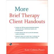 More Brief Therapy Client Handouts by Cohen-Posey, Kate, 9780470499856