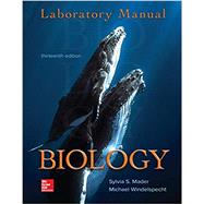 Lab Manual for Mader's Biology by Mader, Sylvia, 9781260179866