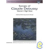Songs of Claude Debussy The Vocal Library by Unknown, 9780793529872
