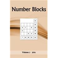 Number Blocks 2016 by Puzzler, A., 9781523689880